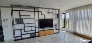 ספרית סלון מעוצבת